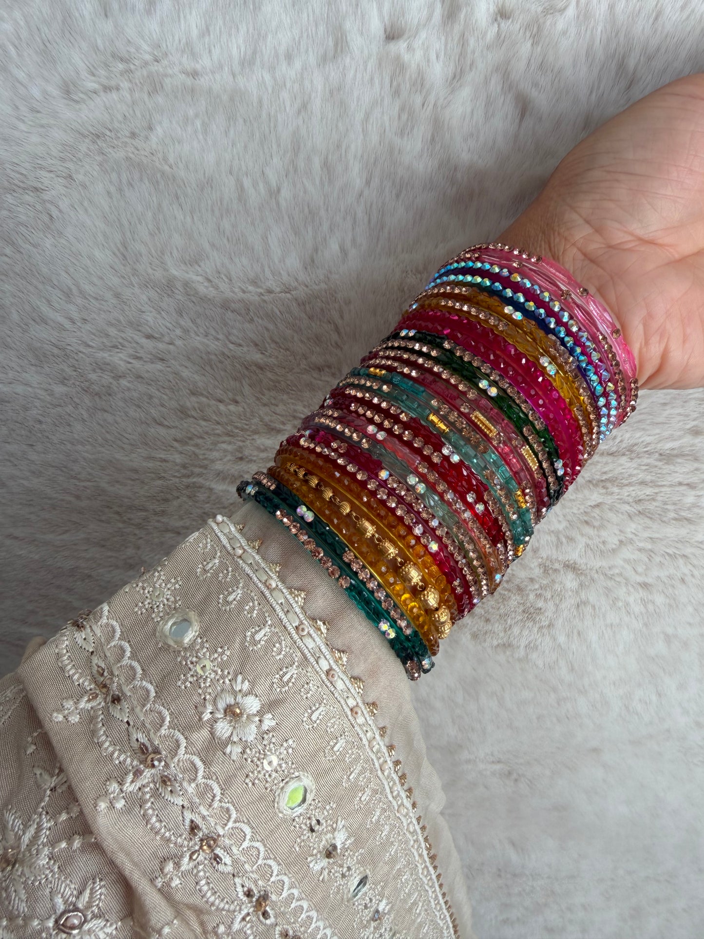 Kashmiri Raindrop Bangles