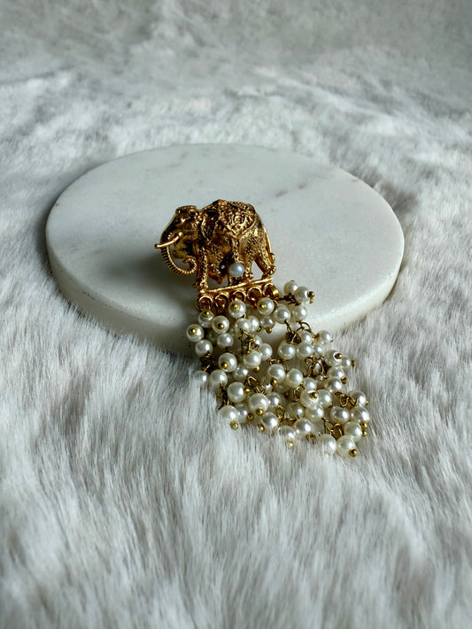 24k Gold Plated, Haathi Ring